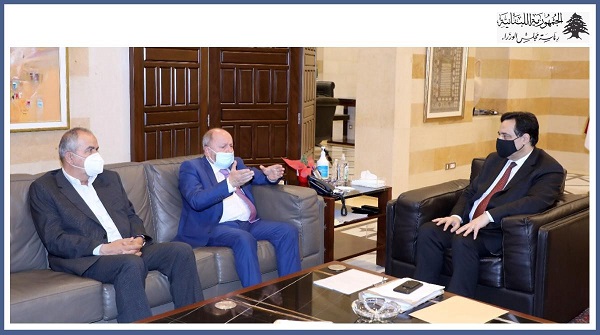 الرئيس دياب يستقبل رئيس الاتحاد العمالي العام بشارة الأسمر