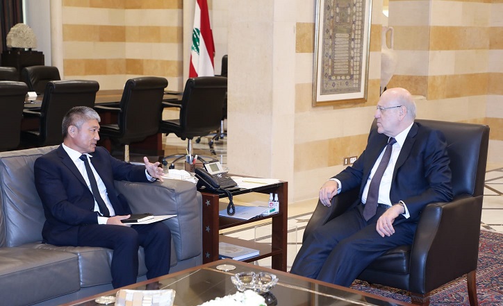 الرئيس ميقاتي يستقبل ممثل المفوضية السامية لشؤون اللاجئين إيتو اياكي