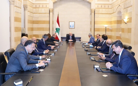 الرئيس ميقاتي يجتمع مع وفد جمعية المصارف