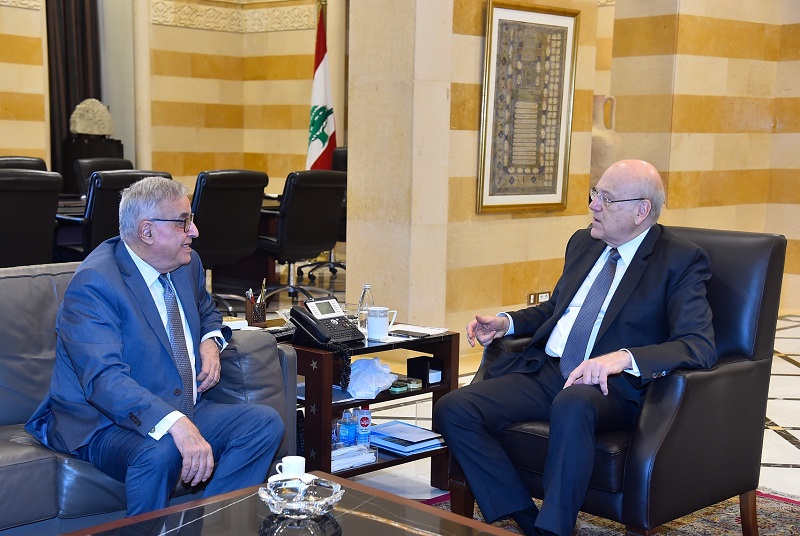 الرئيس ميقاتي يستقبل وزير الخارجية والمغتربين عبدالله بو حبيب