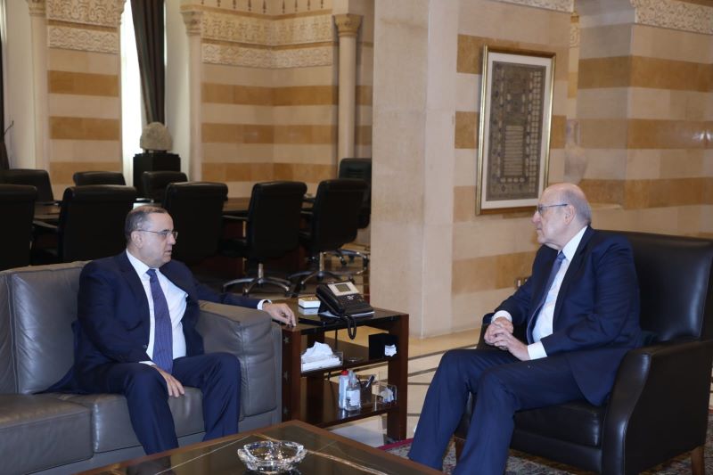 الرئيس ميقاتي يلتقي المدير العام للامن العام بالإنابة اللواء الياس البيسري