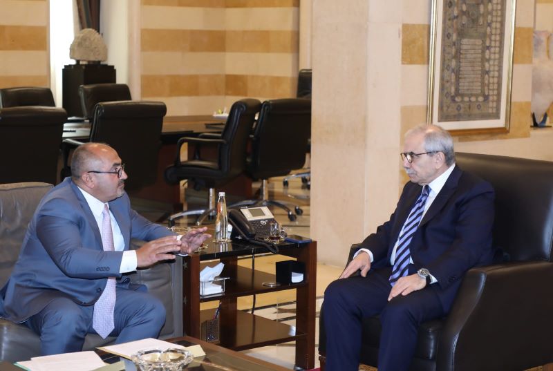 الرئيس سلام يستقبل النائب بلال الحشيمي