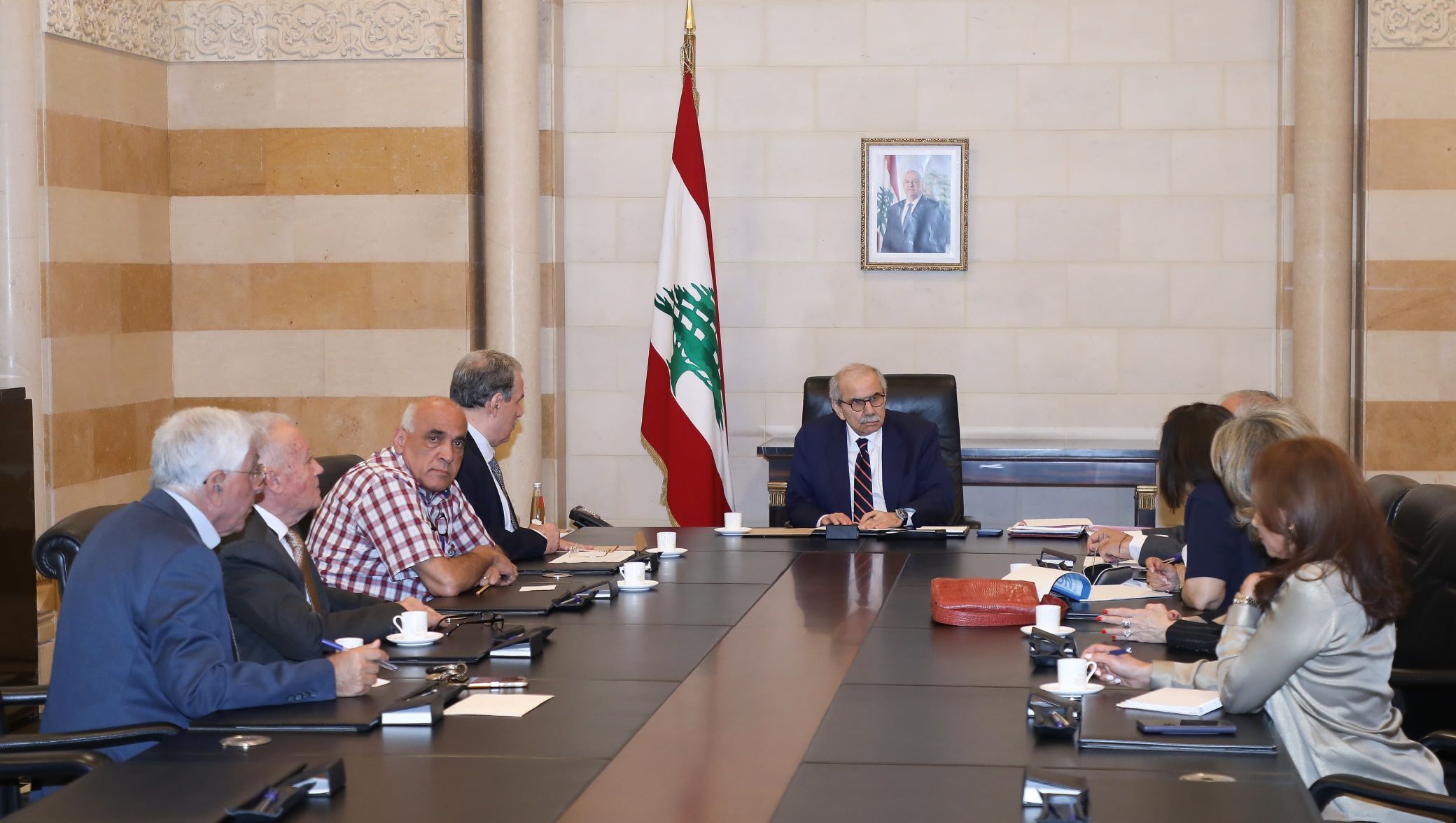 الرئيس سلام يستقبل أعضاء الهيئة الإدارية لقدامى أساتذة الجامعة اللبنانية