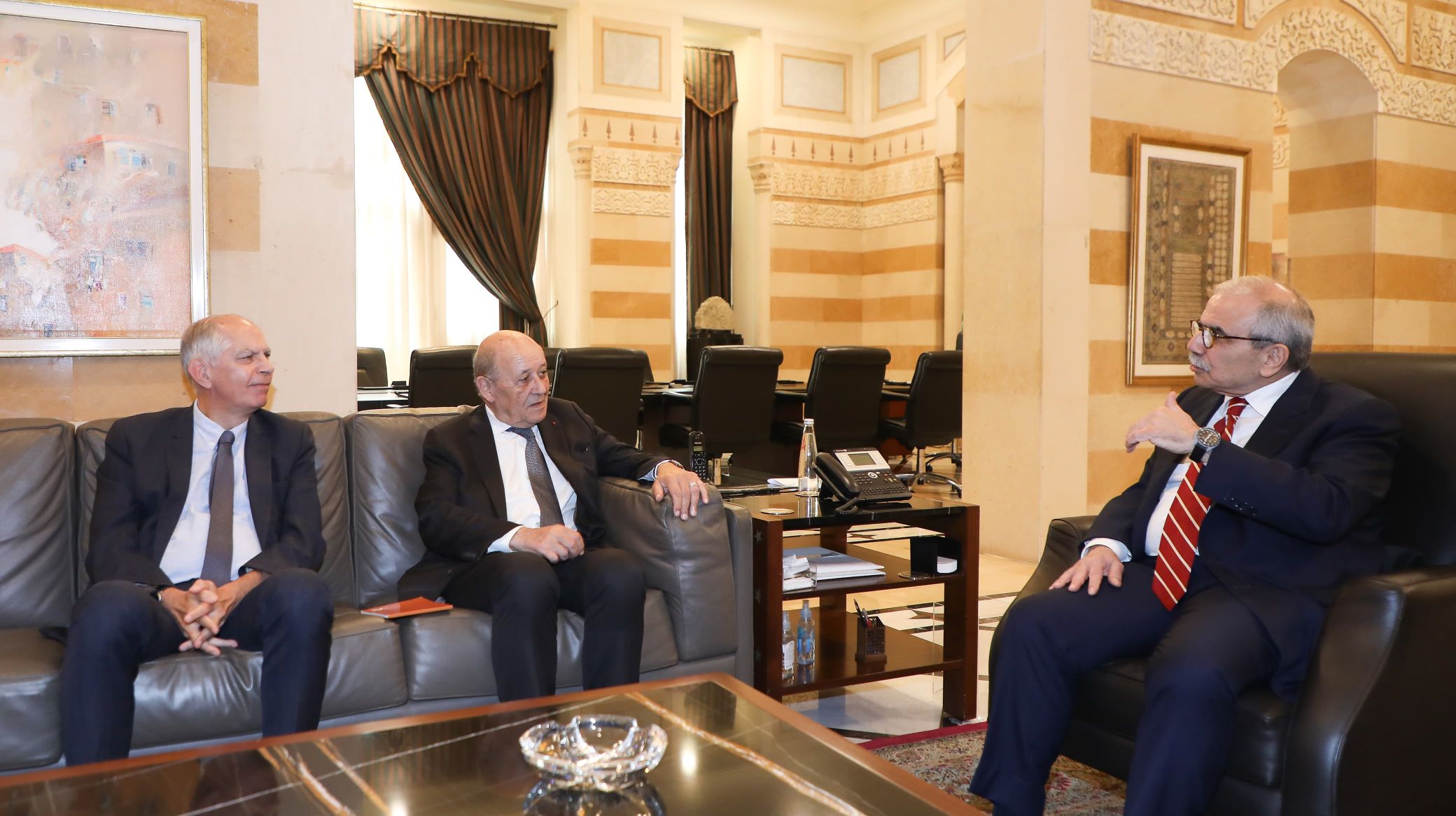 الرئيس سلام يستقبل المبعوث الخاص للرئيس الفرنسي جان إيف لودريان