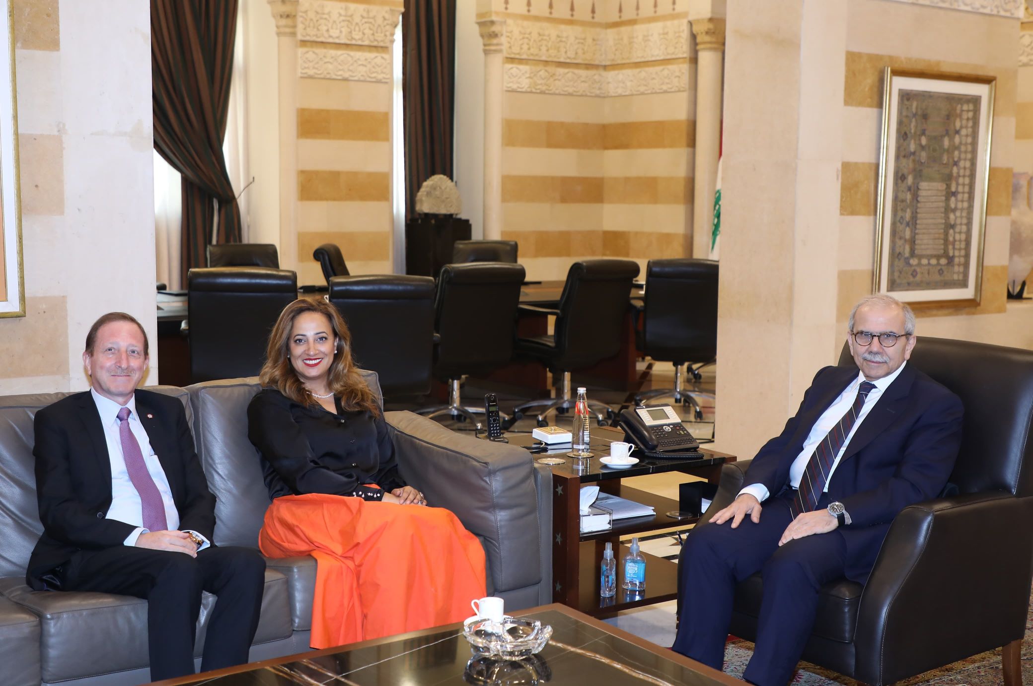 الرئيس سلام يستقبل النائبة الفرنسية ممثلة الفرنسيين في الخارج اماليا لاكرافي