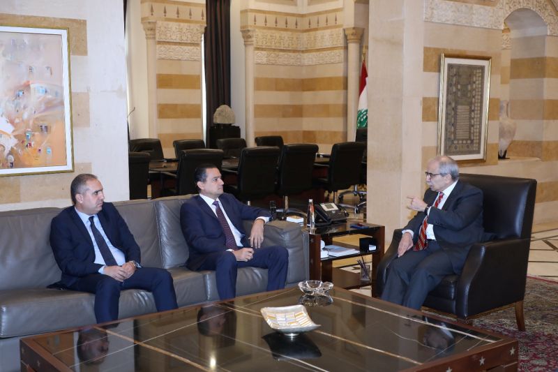 الرئيس سلام يستقبل النائب فيصل الصايغ وامين السر العام في الحزب التقدمي الاشتراكي ظافر ناصر