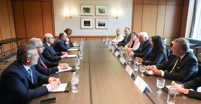 الرئيس سلام يلتقي رئيس جمهورية ألمانيا الاتحادية فرانك-فالتر شتاينماير والوفد المرافق