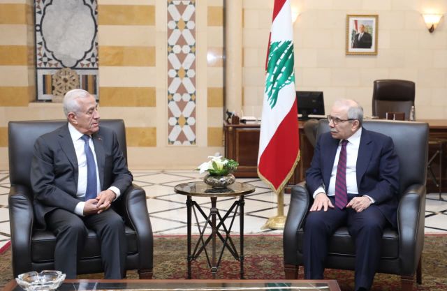 الرئيس سلام يستقبل الرئيس الأسبق للجمهورية اللبنانية العماد ميشال سليمان