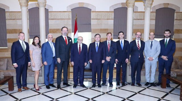 الرئيس سلام يستقبل وفدًا أميركيًا من وزارة الخزانة الأميركية