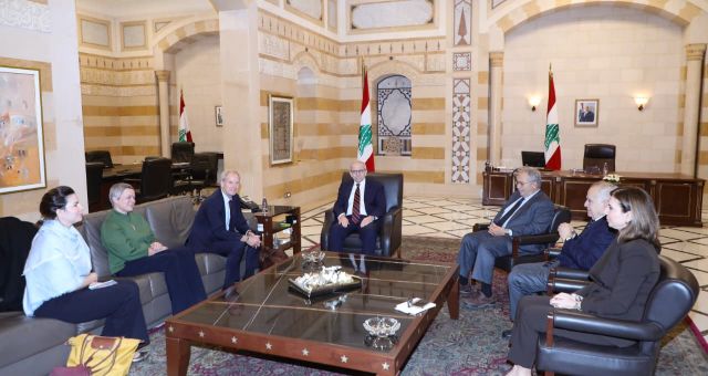 الرئيس سلام يستقبل نائب الأمين العام للشؤون السياسية  في هيئة العمل الخارجي في المفوضية الأوروبية اولوف سكوغ