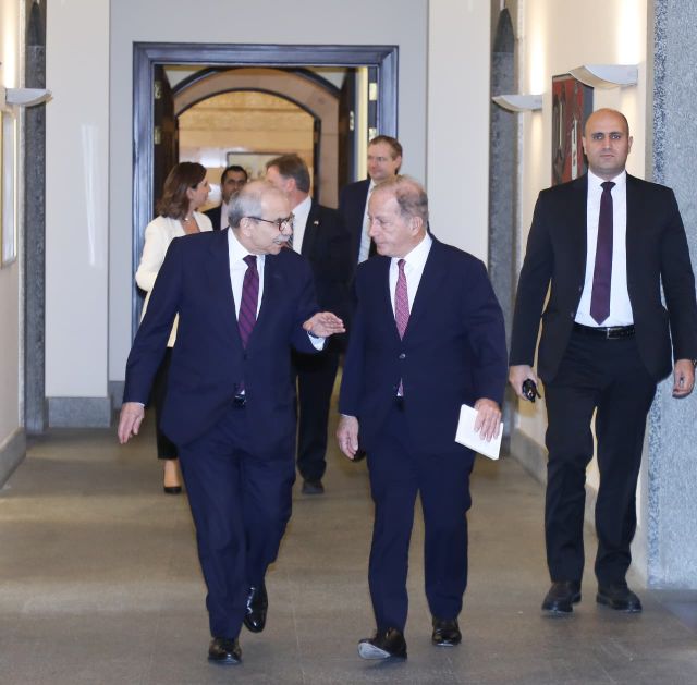 الرئيس سلام يستقبل سفير الولايات المتحدة الأميركية في بيروت الجديد ميشال عيسى