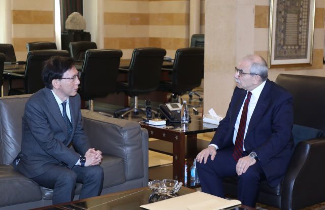 الرئيس نواف سلام يستقبل سفير اليابان في لبنان  ماسايوكي ماغوشي 