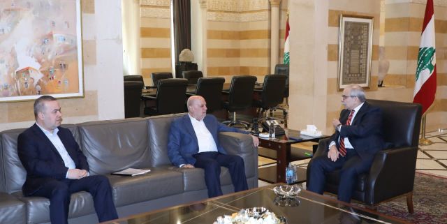 الرئيس سلام يستقبل عضوي كتلة الوفاء للمقاومة النائبين امين شري وحسن فضل الله