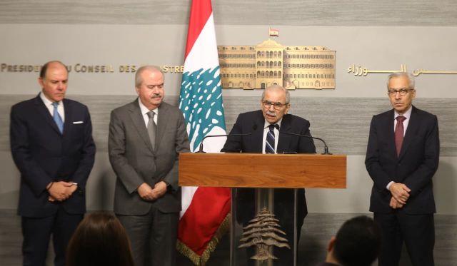 كلمة الرئيس سلام الى اللبنانيين من السراي الحكومي