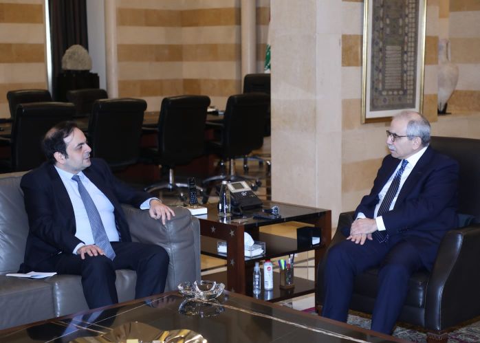 الرئيس سلام يستقبل النائب حيدر ناصر