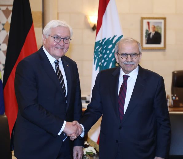 الرئيس سلام يستقبل رئيسَ جمهورية ألمانيا الاتحادية فرانك-فالتر شتاينماير