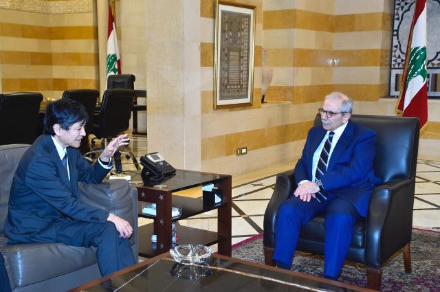 الرئيس سلام يستقبل سفير اليابان  لدى لبنان كنجي يوكوتا