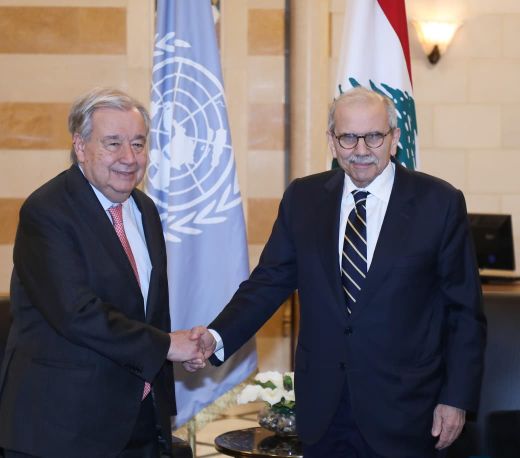 الرئيس سلام يستقبل الامين العام للأمم المتحدة أنطونيو غوتيريش