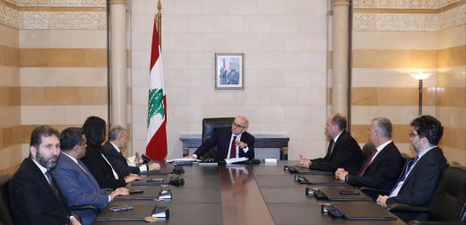 الرئيس سلام يستقبل وفدًا من التيار الوطني الحر