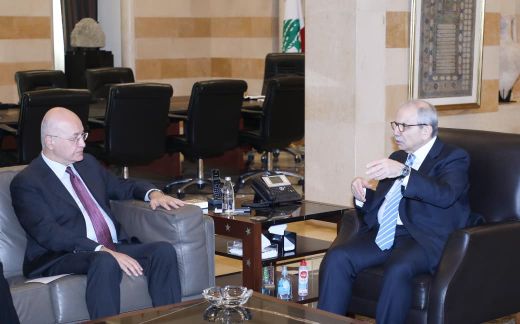 الرئيس سلام يستقبل المفوض السامي للأمم المتحدة لشؤون اللاجئين برهم صالح