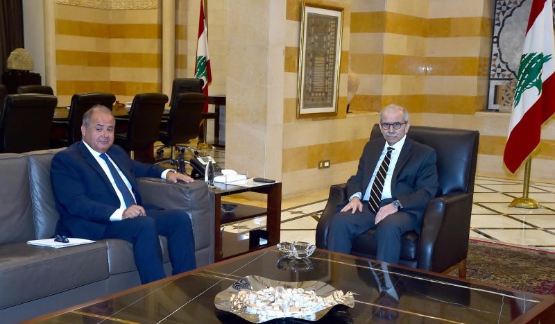 الرئيس سلام يستقبل رئيس المجلس الإقتصادي والاجتماعي شارل عربيد