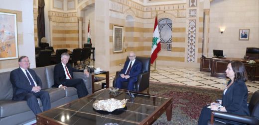 الرئيس سلام يستقبل مستشار الأمن القومي لرئيس الوزراء البريطاني جوناثان باول